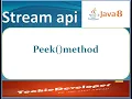 08 Peek method in Stream api