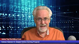 Python Tutorial 12 Simple Python Sorting Program