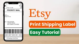 How to Print Shipping Label on Etsy