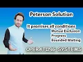 24 Algorithm 3 Peterson Solution using turn and Flag Two Process Solution Urdu Hindi