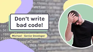 Learn to write good code with a senior developer