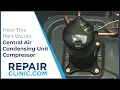 Central Air Condensing Unit Compressor - How it Works Installation Tips