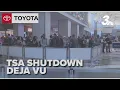 Shutdown leaves TSA unpaid sparking staffing shortages and long airport security lines