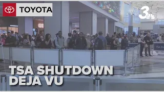 Shutdown leaves TSA unpaid sparking staffing shortages and long airport security lines