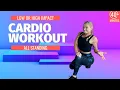 Download Lagu 40 Min Low Impact or High Impact Cardio Workout To the Beat!!! Exercise VIDEO!