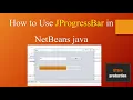 How to Use JProgressBar in NetBeans java