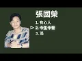 Leslie Cheung 張國榮 Playlist - 有心人 / 今生今世 / 追