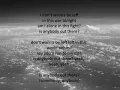 Is Anybody Out There - K'naan ft. Nelly Furtado Lyrics