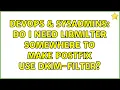 DevOps SysAdmins Do I need libmilter somewhere to make postfix use dkim-filter