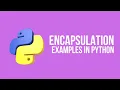 Python Encapsulation Example How to Implement Encapsulation in Python Python Tutorial