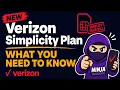 New Verizon Simplicity Plan What You Need to Know