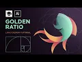 How to design a logo with golden Ratio Adobe Illustrator Tutorial