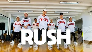 rush by dj leeyo x ayra starr x burna boy zumba tml crew sam alegre