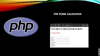 Form validation in PHP PHP form validation tutorial Registration form