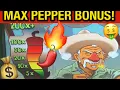 MAX PEPPER BONUS PAYOUT MUST SEE PA SKILLS BONUSES AND BIG WINS