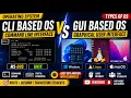 Types of User Interface in OS CLI vs GUI DOS UNIX Windows Linux macOS In Marathi