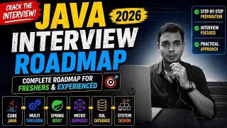 Java Interview Roadmap 2026 Core Java to System Design Freshers Experienced