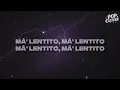 Álvaro Díaz - LENTITO (LYRICS)