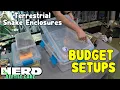 DIY AND BUDGET SNAKE ENCLOSURES - TERRESTRIAL SNAKES PART 3