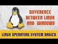 Computer science Linux Operating System Difference Between Linux and Windows