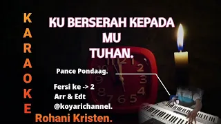 Download Ku Berserah kepada Mu Tuhan.# Karaoke # Pance Pondaag. MP3