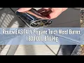 Review EASITALY Propane Torch Weed Burner 1 800 000 BTU High Output Weed Torch Flame Thrower Weed