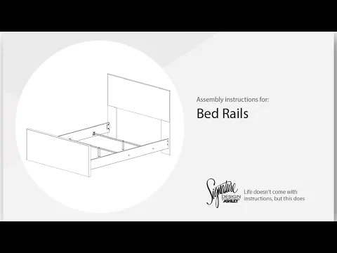 Gerridan - White - Queen Rails