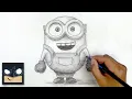 How To Draw Minion Bob Sketch Saturday