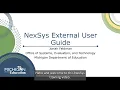 NexSys External User Guide
