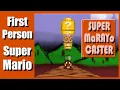 First Person Perspective Super Mario Bros in Python Pygame with Raycasting