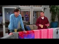 Two and a Half Men Jenny kisses Walden s mom and Lynda Carter Lesbian kiss