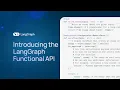 LangGraph Functional API Overview