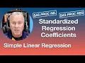 Impact on Parameter Estimates of Linearly Transforming Variables - Simple Linear Regression