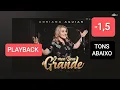 Download Lagu Adriana Aguiar - O Meu Deus é Grande Playback -1,5 Tons Abaixo Com Letra
