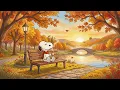 Snoopy’s Cozy Autumn Morning☕Relaxing Jazz for Coffee, Reading & Peaceful Moments