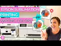 Epson Sublimation Printer Printing Wrong Colors Fixing Epson F170 and F570 Colors MAC