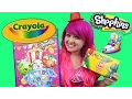Shopkins GIANT Coloring Page Apple Blossom Sneaky Wedge Snow Crush COLORING WITH KiMMi THE CLOWN