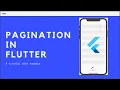 Instagram like Pagination in flutter tutorial