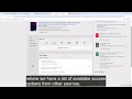 Accessing full text from a library database