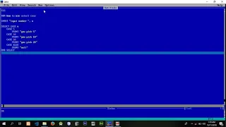 LESSON 4 HOW TO USE SELECT CASE STATEMENT STATEMENT IN QBASIC