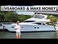 Download Lagu LIVE ON THIS YACHT! 🤩😳 $399,000 2005 Marquis 59 Affordable Liveaboard Yacht - Home Tour