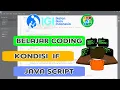 Belajar Coding Java Script - Kondisi IF Pada Aplikasi Brackets