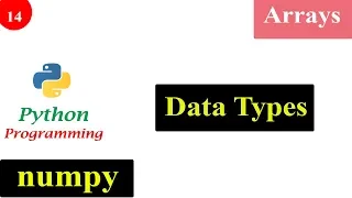 DataType in NumPy Library Python Tutorials