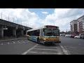 MBTA Bus Weymouth Landing bound D40LF 0798 Rt 225 leaving Quincy Center Station