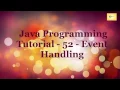 Java Programming Tutorial 52 Event Handling