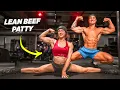 LEGS W LEAN BEEF PATTY