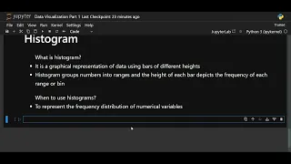Data Science using Python - Data Visualization Part 1