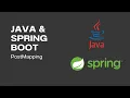 Java SpringBoot PostMapping Refactoring ep 16
