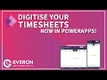 How to Timesheet Management in PowerApps Automated Timesheets