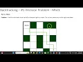 Step-by-Step Backtracking Rat in a Maze Right Down Coding Tutorial